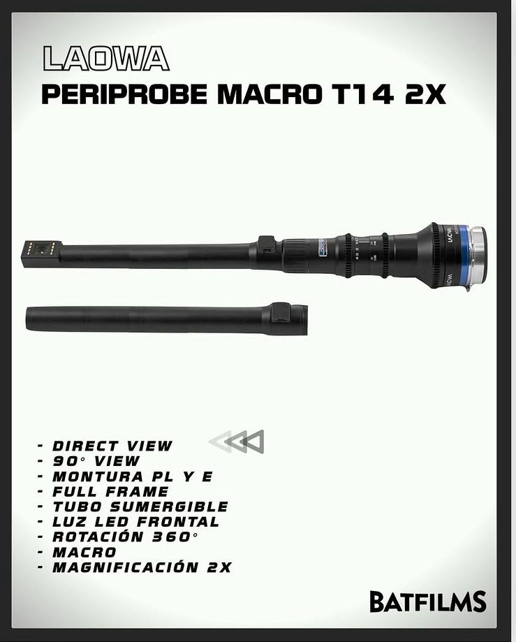 Laowa Periprobe Macro T14 2X