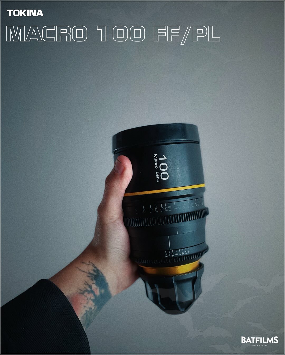 Tokina 100mm Macro PL Full Frame lens